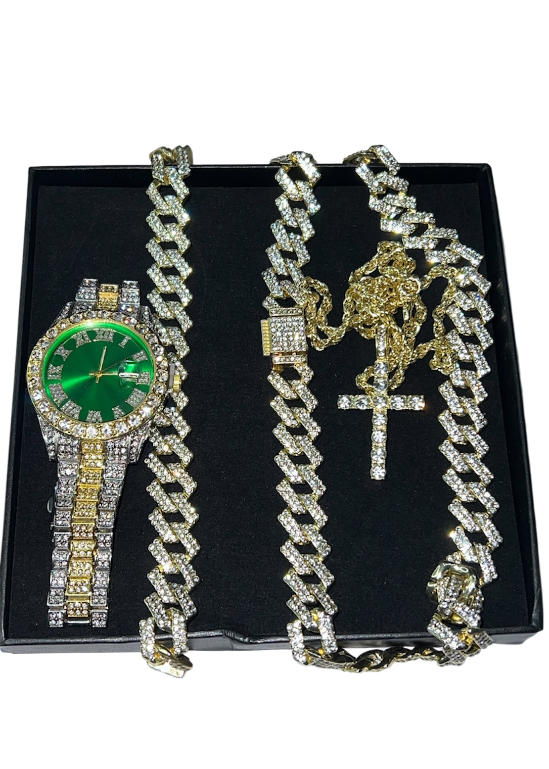 Set "ICE SHOP" 4in1 Verde/Auriu/Argintiu