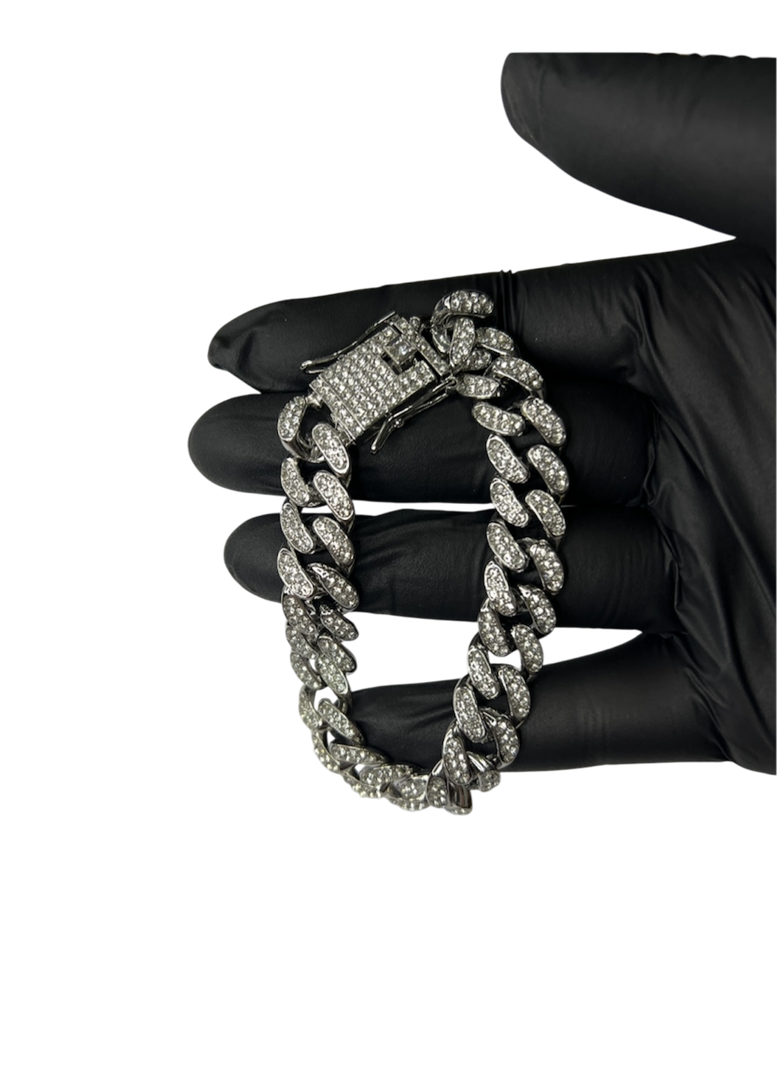 Bratara Cuban Royal Silver