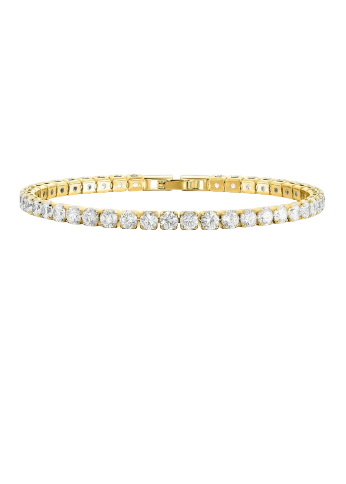 Bratara Tennis Argintiu/Auriu