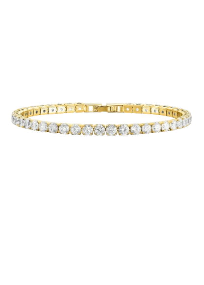 Bratara Tennis Argintiu/Auriu