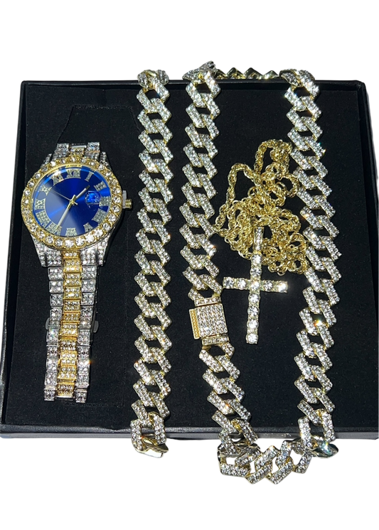 Set "ICE SHOP" 4in1 Albastru/Auriu/Argintiu