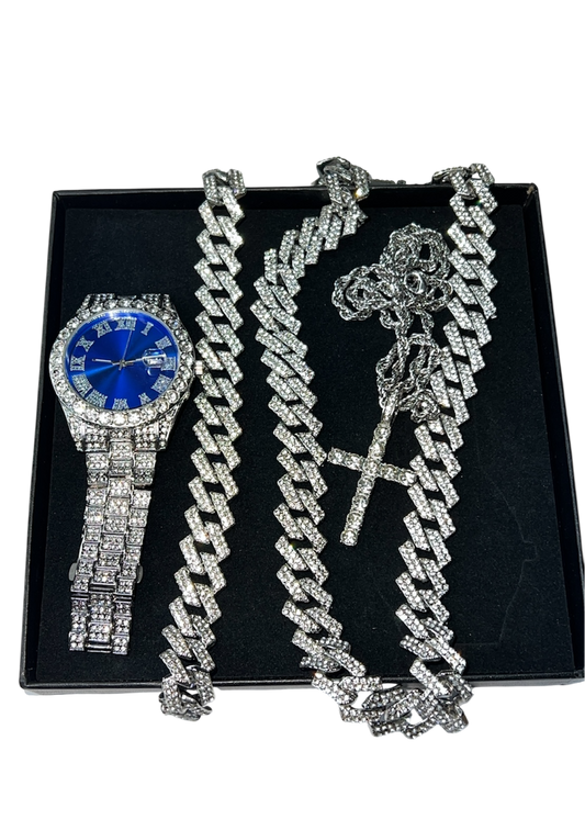 Set "ICE SHOP" 4in1 Albastru/Argintiu