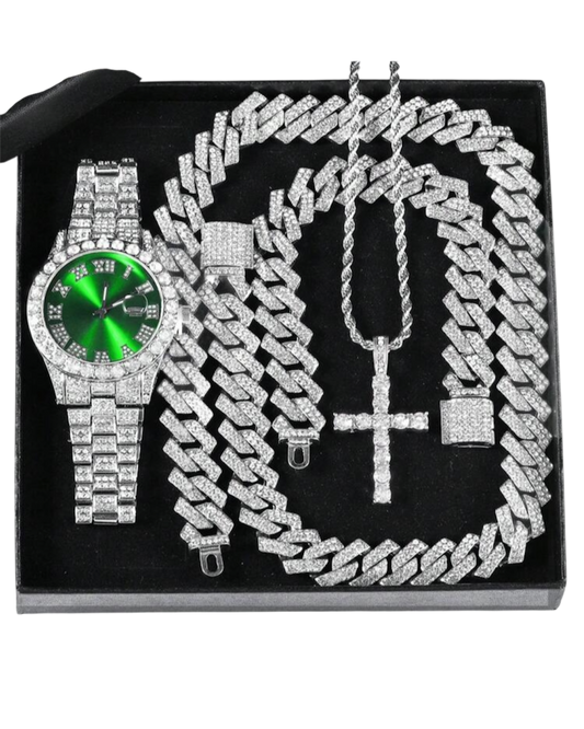 Set "ICE SHOP" 4in1 Verde/Argintiu